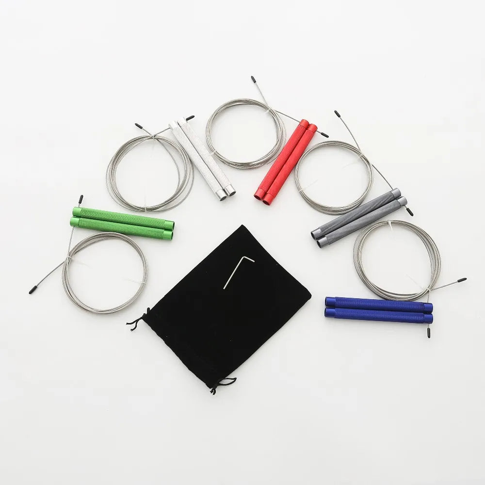 New Corssfit Jump Rope Speed Skipping Rope Portable Fitness Equipment