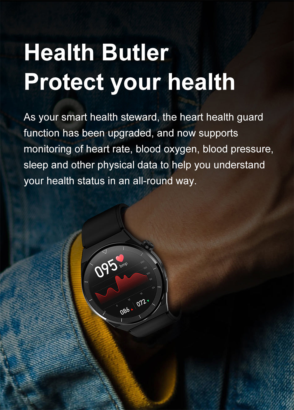 Waterproof NFC Fitness Smart Watch GT3 Pro For Huawei & Xiaomi HD Screen Bluetooth IP68