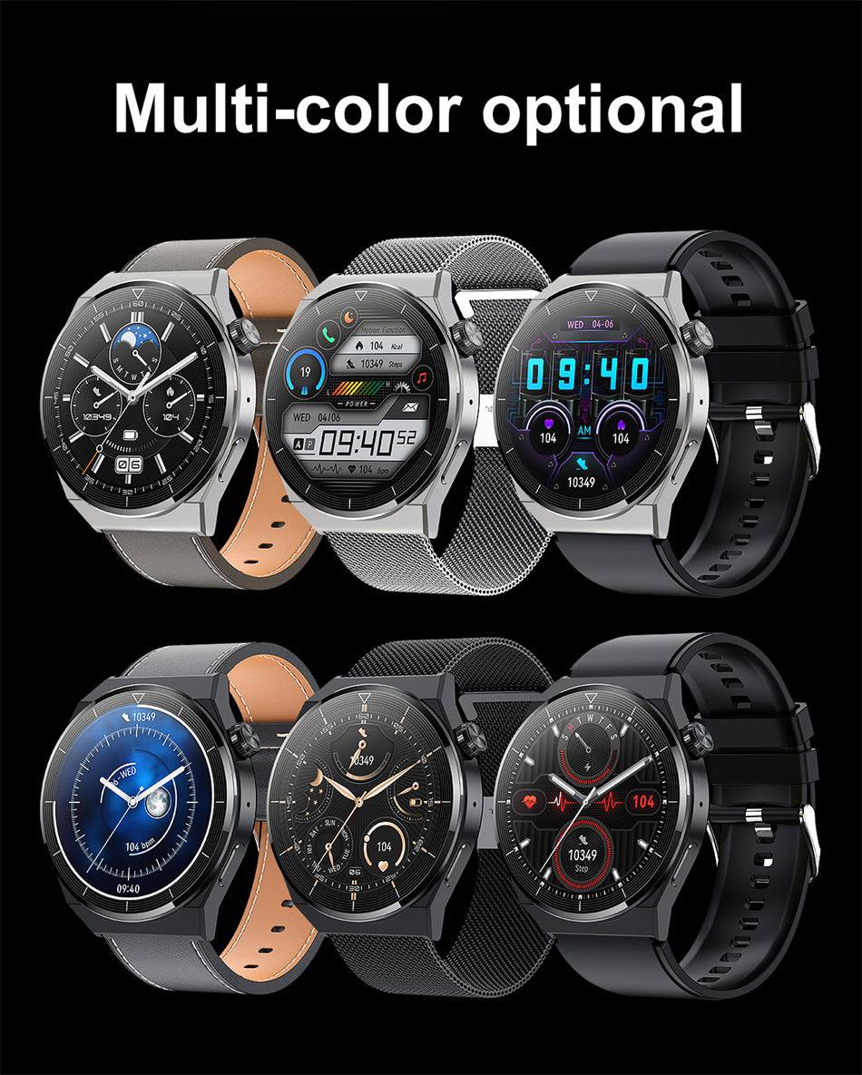 Waterproof NFC Fitness Smart Watch GT3 Pro For Huawei & Xiaomi HD Screen Bluetooth IP68