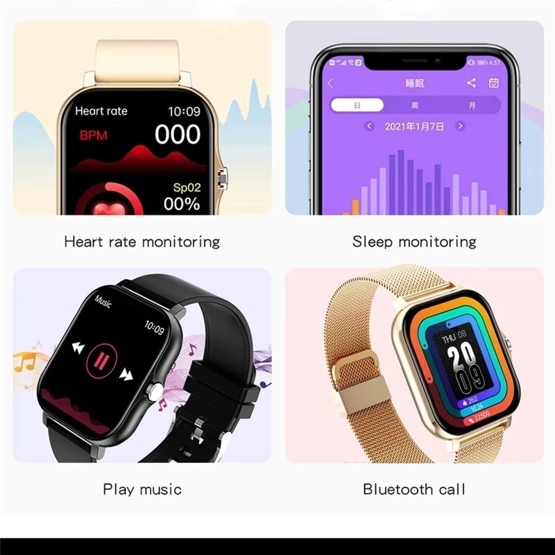 LIGE Fitness Smart Watch with Bluetooth
