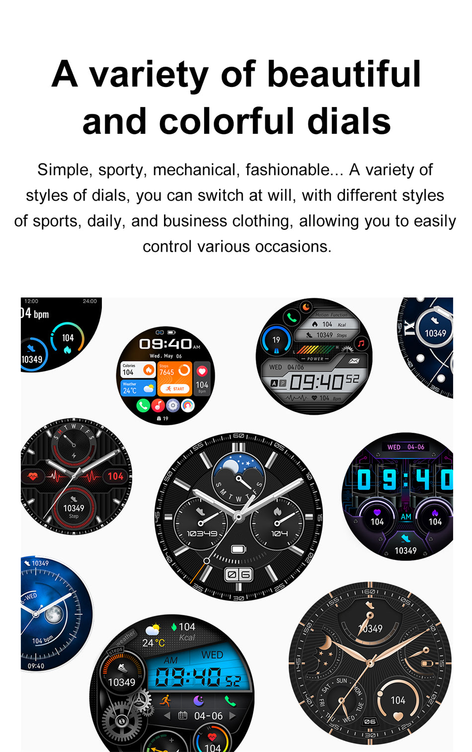 Waterproof NFC Fitness Smart Watch GT3 Pro For Huawei & Xiaomi HD Screen Bluetooth IP68