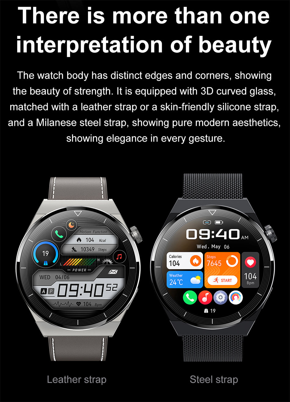 Waterproof NFC Fitness Smart Watch GT3 Pro For Huawei & Xiaomi HD Screen Bluetooth IP68