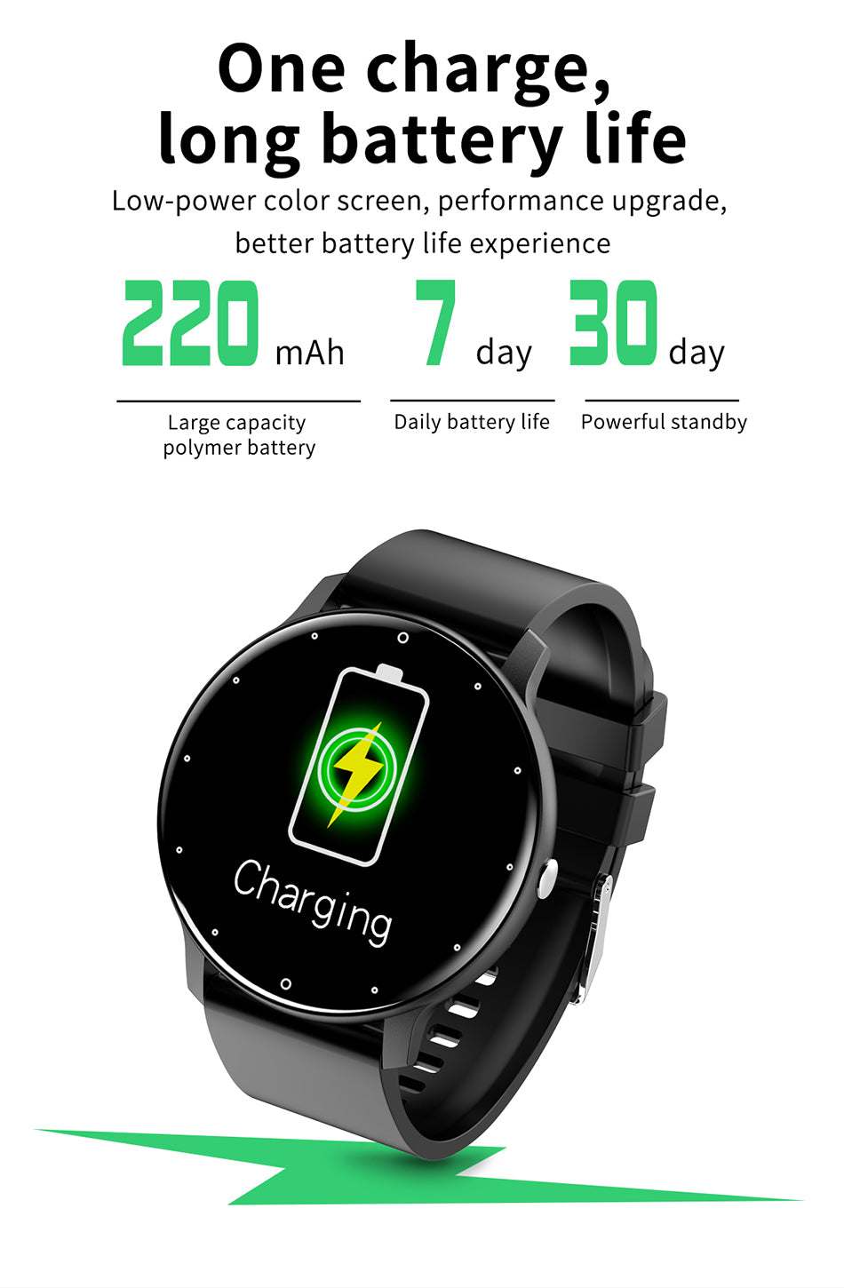 IP67 Waterproof Fitness Smart Watch Bluetooth For Android & IOS
