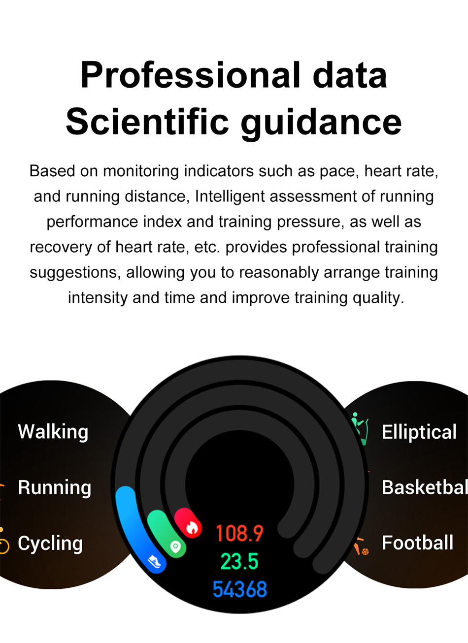 Waterproof NFC Fitness Smart Watch GT3 Pro For Huawei & Xiaomi HD Screen Bluetooth IP68