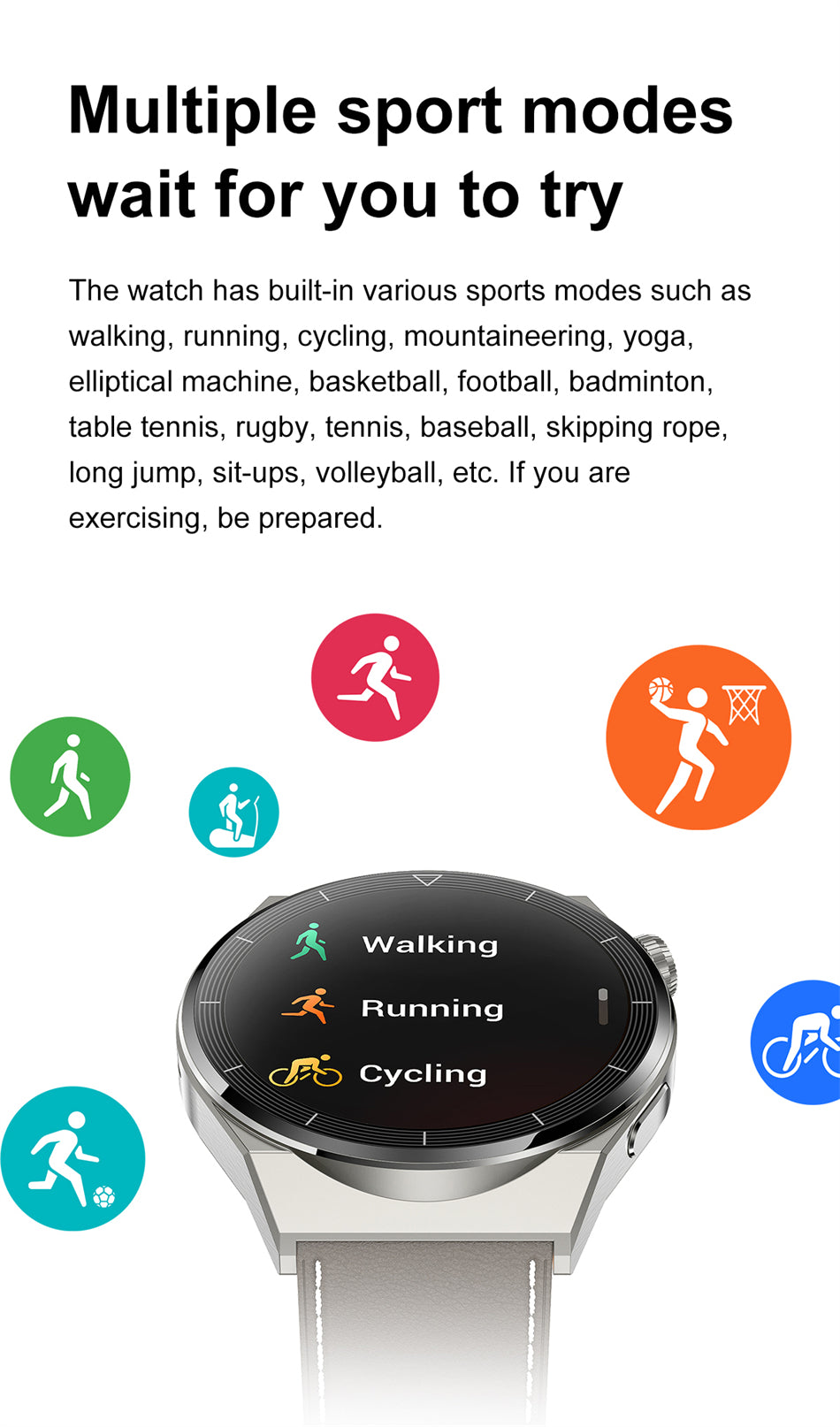 Waterproof NFC Fitness Smart Watch GT3 Pro For Huawei & Xiaomi HD Screen Bluetooth IP68