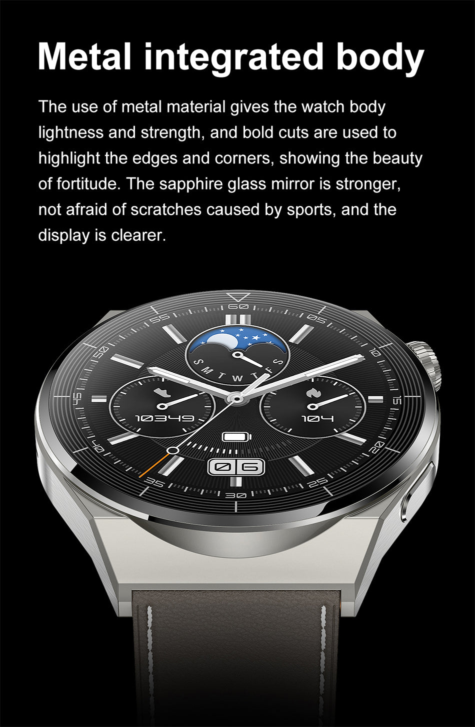 Waterproof NFC Fitness Smart Watch GT3 Pro For Huawei & Xiaomi HD Screen Bluetooth IP68