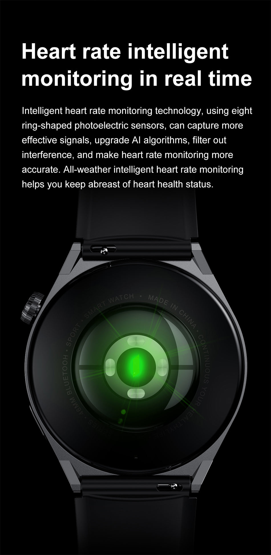 Waterproof NFC Fitness Smart Watch GT3 Pro For Huawei & Xiaomi HD Screen Bluetooth IP68