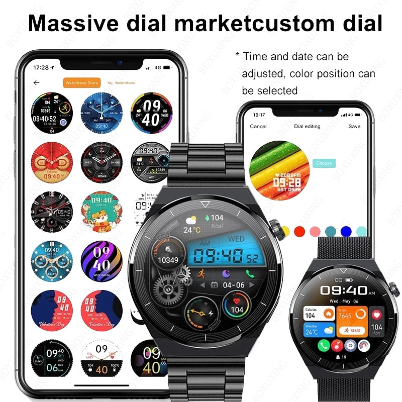 Waterproof NFC Fitness Smart Watch GT3 Pro For Huawei & Xiaomi HD Screen Bluetooth IP68
