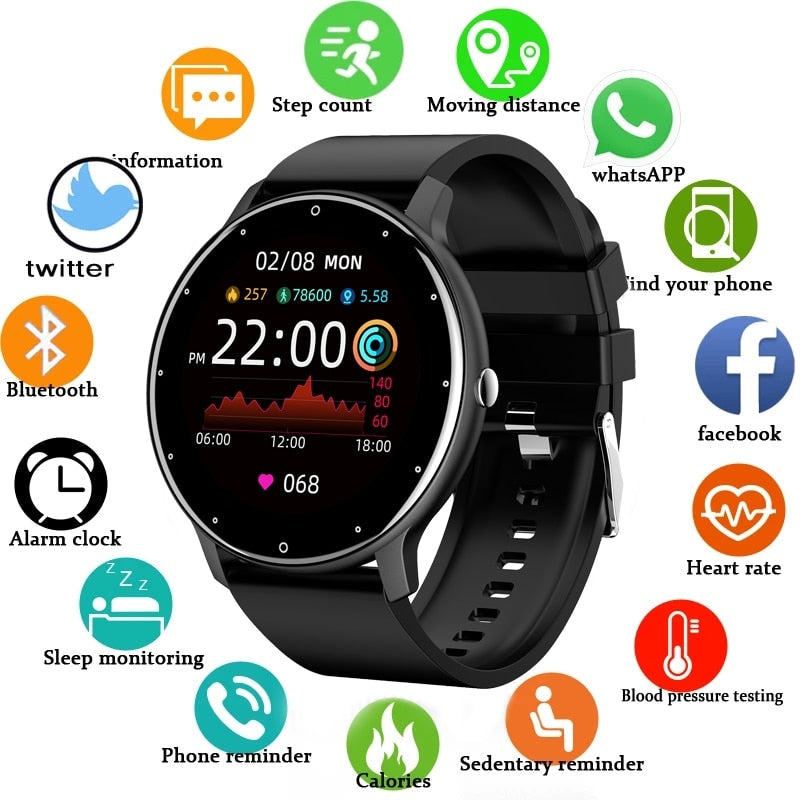 IP67 Waterproof Fitness Smart Watch Bluetooth For Android & IOS